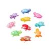 Mini Tortuga Pequeña Luminosa Juguete Bolsa Ciega Adornos de Animales Pequeños Luminosos Modelo Accesorios para Muñecas Paisaje Luminoso para Acuario
