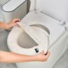 Tapete de Vaso Sanitário Espesso, Almofada Quente para Assento de Vaso Sanitário Doméstico, Capa de Vaso Sanitário Universal, Junta de Vaso Sanitário, Tapete de Vaso Sanitário de Inverno