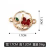 Material en lámina doble colgante flor DIY pulsera colgante collar colgante accesorios de joyería se pueden mezclar lotes venta directa de fábrica transfronterizo