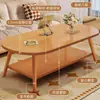 Mesa de centro para sala de estar, adecuada para apartamentos pequeños, diseño moderno y minimalista, ideal para propiedades de alquiler, estilo nuevo y simple, mesita de noche pequeña