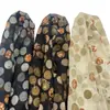 Tela estampada de gasa con calados, vestido ligero de lunares primavera-verano, camisa, falda de tirantes, tela estilo Hanfu chino