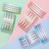 Directamente del fabricante: Plumones Resaltadores con Gradiente de Protección Ocular de Punta Biselada en Caja, Plumones Coloridos para Diario, Marcadores de Alta Calidad