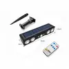 Nuevas Luces Solares Exteriores Transfronterizas para Decoración de Jardín en Casa, Iluminación para Escaleras y Peldaños, Luces de Pared, Luces para Césped