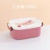 Lonchera para estudiante, lonchera para oficinista adulto, apta para microondas, lonchera con compartimentos, caja para frutas, portátil, gran capacidad
