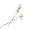 Horquilla coreana de metal con perlas para combinar con todo, simple para uso diario, decoración de tapón para el cabello, horquilla de bola, artefacto para el cabello, horquilla
