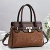 Bolso Kelly, Bolso de Mano Nuevo de Moda de Comercio Exterior, Patrón de Lichi, Simple y Versátil, Bolso Cruzado Casual, Bolso de Hombro Único Estilo Coreano para Mujer