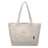 Bolsa Tote de Lona Leve Versátil Grande Capacidade Estilo Academia Japonesa Bolsa de Ombro Casual Bolsa de Aula para Estudante Atacado