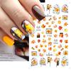Nuevas pegatinas de uñas transfronterizas verano Serie Hoja de Arce pegatinas de uñas pegatinas de uñas pegatinas de uñas al por mayor uña