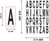 Pegatinas de Letras Inglesas DIY Combinación A-Z Computadora Taza de Agua Antiadherentes Decorativas Autoadhesivas Etiquetas Amazon en Stock
