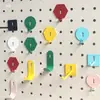 Acessórios para Painel Perfurado com Furos Redondos Universal 6mm Espaçamento de 32 Furos Gancho J Caixa de Armazenamento Prateleira de Metal Rack de Armazenamento Suporte para Teclado