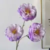 Flores Artificiais Lisianthus para Arranjos Florais de Casamento, Flores Lisianthus Artificiais Falsas para Decoração de Casa, Belas Flores Lisianthus Artificiais Austin, Peônia