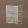 Soporte de Exhibición de Almacenamiento de Cajas Ciegas Acrílico Transparente a Prueba de Polvo Gabinete de Almacenamiento de Figuras Labubu Bubble Mart Caja de Exhibición