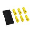 Nuevo Producto Transfronterizo Juego de Cuerda para Tienda de Campaña 4mm Cuerda Reflectante, Bolsa de Almacenamiento con Hebilla de Cuerda Estilo Camping