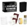 Líquido para Reparación y Restauración de Faros de Coche Transfronterizo, Kit de Restauración y Reparación para Pantallas Amarillentas Sin Desmontaje, Líquido para Reparación de Faros de Coche