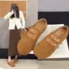 Zapatos Birkenstock Retro de Gamuza con Punta Dividida para Mujer 2026 Otoño Nuevos Planos Versátiles Casuales Mary Janes Zapatos Individuales Zapatos de Mujer