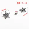 Remache Estrella de Cinco Puntas de Colores para Manualidades Remache de Estrella de Cinco Puntas Abultado Accesorios de Remache Estrella de Cinco Puntas Abultado para Manualidades