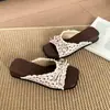 Sandalias sin cordones de estilo coreano y de hada con estampado de lunares blancos florales 35-40(51.24) Yide Mei 7525-29
