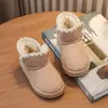 Botas de algodón para niños, zapatos para caminar de bebé, botines para niñas, nuevas botas de nieve de invierno, zapatos de algodón de dibujos animados, zapatos cálidos para niños