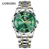 Longbo Longbo 83715 Luxo Acessível, Versátil e Fashionável Tendência Masculina Clássico de Negócios Relógio à Prova d'Água