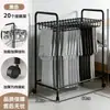 Cabide para Calças Cabide de Chão para Roupas Armazenamento Móvel Doméstico Guarda-roupa de Chão Cabide Funcional Cabide de Secagem Multifuncional