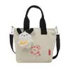 Bolsa de Lona Portátil de Color Contrastante Coreana para Mujer 2025 Nueva de Moda Casual Más Fácil de Combinar Bolso Cruzado Popular Popular Bolso para Viajes Diarios