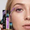Máscara de Pestañas Flasheante Zephoco (Púrpura) para Rizado Natural y Crear un Look Hermoso, Máscara de Pestañas Portátil para Uso Diario