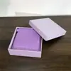 Caixa de papel minimalista estilo japonês e coreano com tampa e base brancas para joias, presentes e acessórios, adequada para anéis, brincos, colares e outros itens
