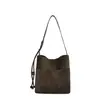Bolso de hombro retro de gamuza, nueva colección otoño 2026 para mujer, bolso tote moderno y casual, adecuado para ir al trabajo y como bolso cruzado.