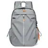 Mochila Casual Transfronteiriça para Estudantes Universitários que Vão para a Aula, Mochila Simples e Versátil, Grande Capacidade, Viagens de Curta Distância, Mochila Escolar Masculina