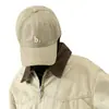 Boné de Baseball com Bordado de Letras, Aba Larga, Circunferência da Cabeça Grande, Boné Estilo Bico de Pato Retrô para Homens, Chapéu para Proteção Solar ao Ar Livre, Personalizável