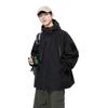 Chaqueta con Capucha para Pareja Ropa de Trabajo para Exteriores Chaqueta Cortavientos Impermeable Primavera y Otoño Nueva Funcional Transfronteriza Hombres y Mujeres