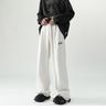 Pantalones rectos casuales de moda para todo tipo de primavera y otoño para hombre, estilo Hong Kong, modernos y holgados, pantalones deportivos de pierna ancha y elegantes de Ruan a la moda.