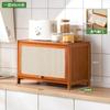 Aparador de Cocina Montado en Pared Gabinete Integrado para Almacenamiento de Especias Gabinete de Almacenamiento Multifuncional Estante Organizador Estante de Almacenamiento