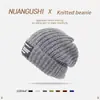 Gorro Cálido Cómodo Versátil Agradable a la Piel Unisex Suelto Para Circunferencia de Cabeza Grande Gorro de Punto Otoño Invierno Nuevo Gorro de Lana