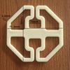 Cojín para asiento de coche suministro plato de flor banda elástica hebilla de conexión accesorios del cojín disco de flor de ciruelo hebilla del cojín del disco