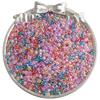 Cuentas de arroz de cristal de unicornio de 4 mm con cristal de circonio, cuentas sueltas, material para joyería para pulsera y collar hecho a mano, bolsa de accesorios