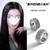 Fivela de Cabelo Redonda de Metal com Strass de Yu Shuxin Pequeno Grampo Presilha para Cabelo Feminino Franja Lateral Grampo de Cabelo Grampo de Cabelo