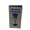 Vaso de cóctel/taza de helado/copa de vino tinto/copa de champán con luz LED emisora de luz/vaso de vino emisora de luz/suministros de bar