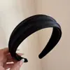 Diadema de Satén de Seda Texturizada de Caña Alta para Mujer, Diadema Versátil de Primavera y Verano, Accesorio para el Cabello Moderno y Elegante