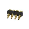 Adecuado para Sensores de Peso de Temperatura, Conector de Pin de Resorte Pogopin de 4 Pines con Paso de 2.54