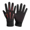 Luvas de ciclismo com tela sensível ao toque, forradas com fleece, espessadas, quentes, à prova d'água, com dedos separados, para bicicletas elétricas, esportes, luvas quentes de outono e inverno para homens