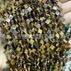 Olho de tigre verde 6MM dongling padrão vermelho pinho africano trevo de quatro folhas contas soltas grampo de cabelo diy acessórios de cabelo pulseira colar com contas atacado