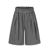 Pantalones Cortos de Kendo con Cinta Estilo Old Money Americano para Hombre, Nuevo Modelo de Verano, Sensación de Alta Gama, Pantalones Anchos Casuales Versátiles de Tres Cuartos