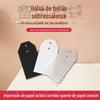 Papel Ácido Sulfúrico Transparente de Alta Qualidade Saco para Botões Sobressalentes Cartão de Roupa Saco de Papel Pequeno Cartão Preto Saco para Botões Sobressalentes Envelope Requintado