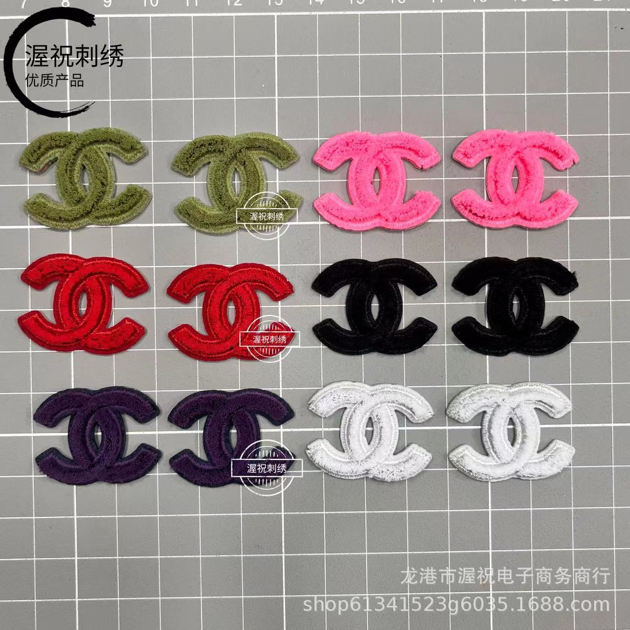 布贴刺绣款双C WZ-BTCXSC003