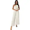 Macacão de uma alça sem mangas estilo moda europeia e americana Amazon transfronteiriço comércio exterior feminino macacão calça comprida