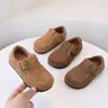 Zapatos Birkenstock Cuadrados de Color Sólido Retro para Niños 2026 Nuevo Estilo Otoño Unisex Estilo Coreano Casual Versátil Suela Suave Zapatos Individuales