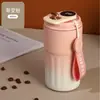 Taza de café inteligente con medición de temperatura de comercio exterior acero inoxidable 304 Vaso termo al vacío Nueva taza portátil portátil para coche venta al por mayor