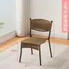 Silla con respaldo, taburete bajo, silla de ratán para ocio, silla de comedor, silla pequeña de ratán, hecha a mano, oferta especial para uso doméstico, sala de estar, balcón