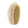 Escova de massagem dupla face Bullet Cerdas Body Bath Brush Punho de madeira Luffa Brush Nanzhu Hemu escova de banho